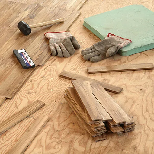 Hardwood flooring installation | Battle Creek Tile & Mosaic