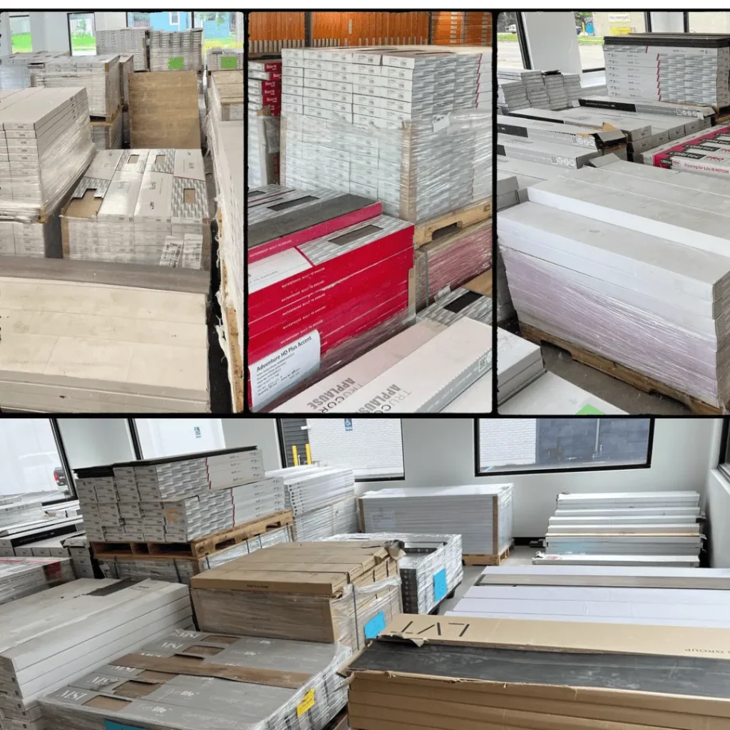 LVT-pic Floor samples at store | Battle Creek Tile & Mosaic